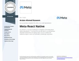 React Native Specialization